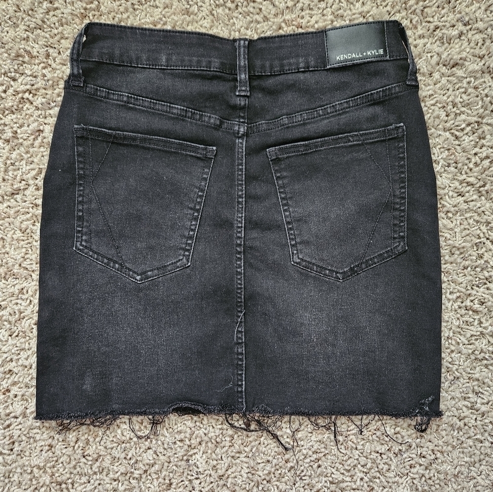 Kendall & Kylie Button Fly Jean Skirt - Picture 2 of 6
